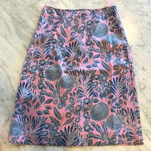 J crew silk skirt